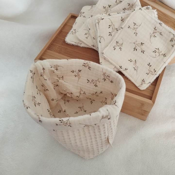 Panier de Rangement Lingettes Cousu Main | Socléfil