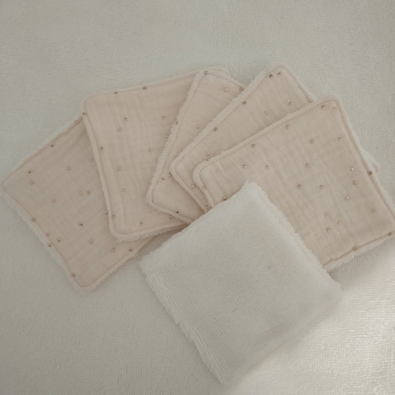 Lingettes Lavables Pois...