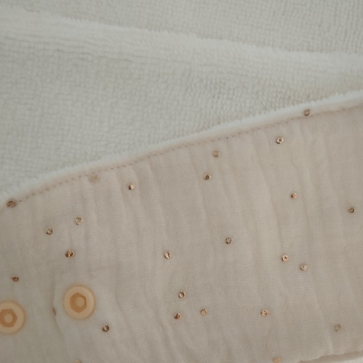 Bandeau Cheveux Pois Dorés Cousu Main | Socléfil